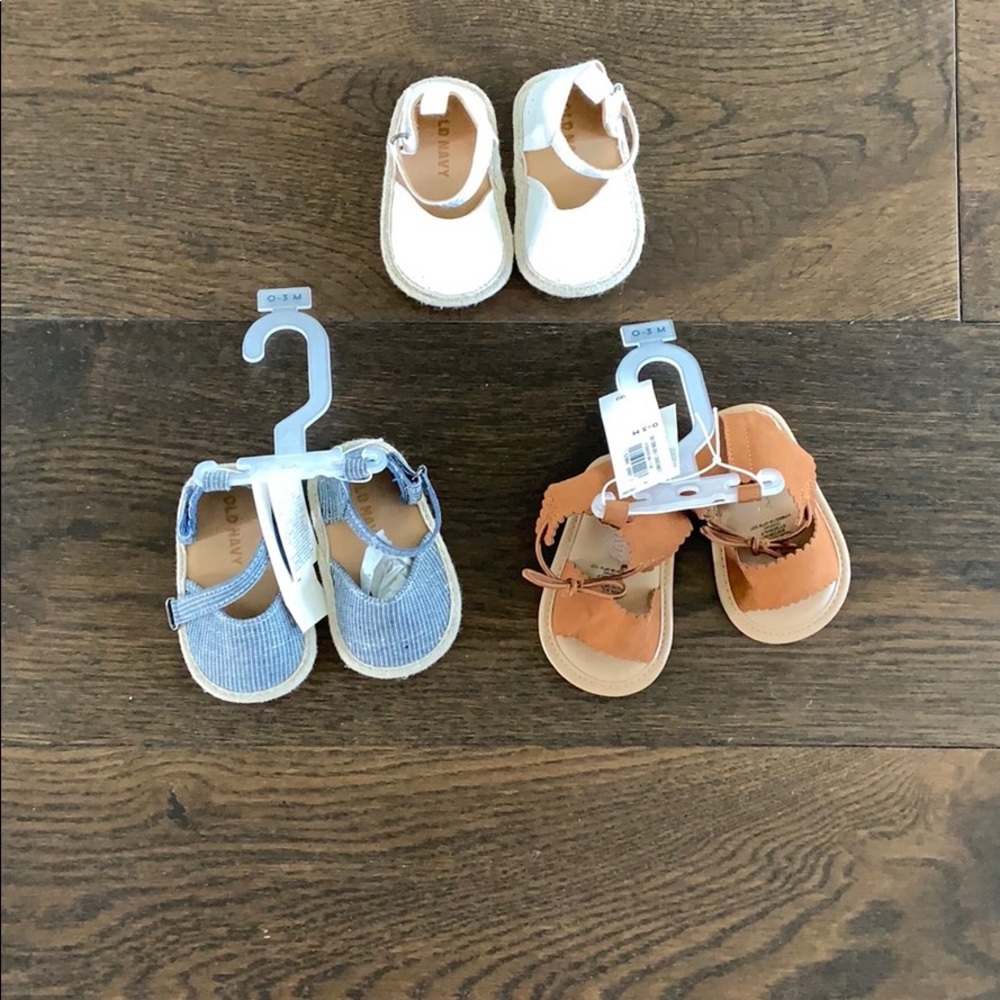 [Old Navy] NWT 3 pair old navy girls shoes